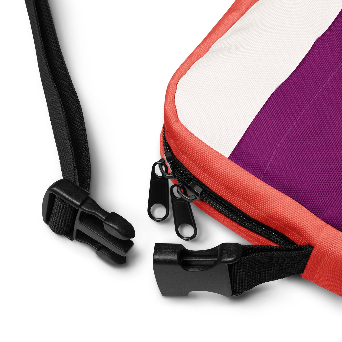 Vermilion/Aubergine - Utility crossbody bag
