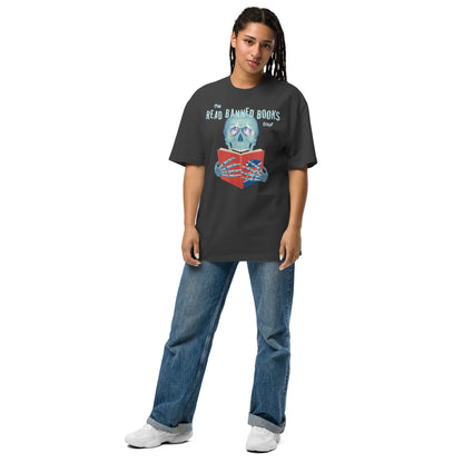 "Read Banned Books" Tour Unisex Oversized Tee - Black