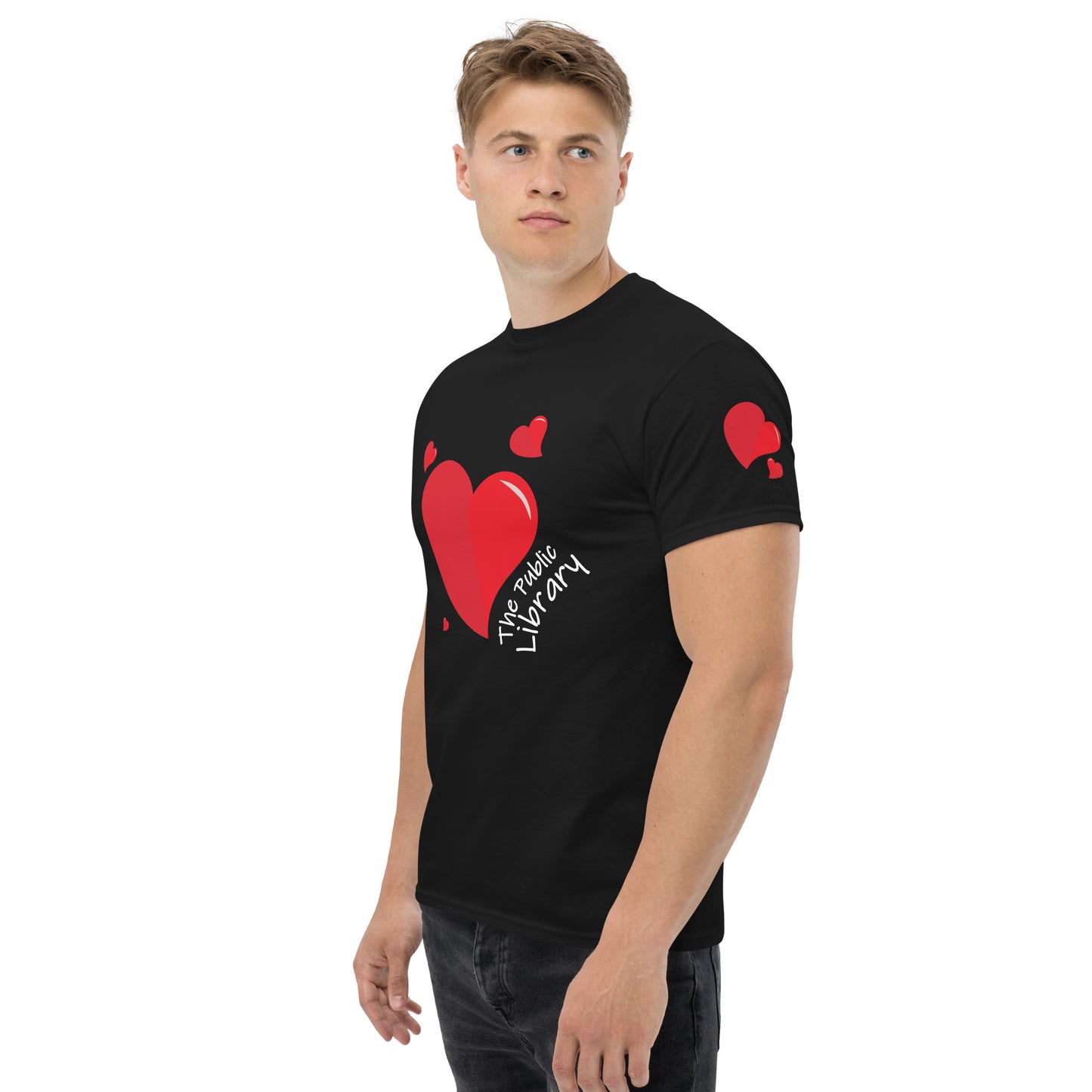 "Heart" - Unisex classic tee (black)