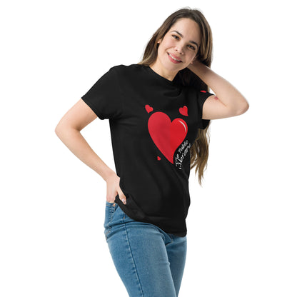 "Heart" - Unisex classic tee (black)