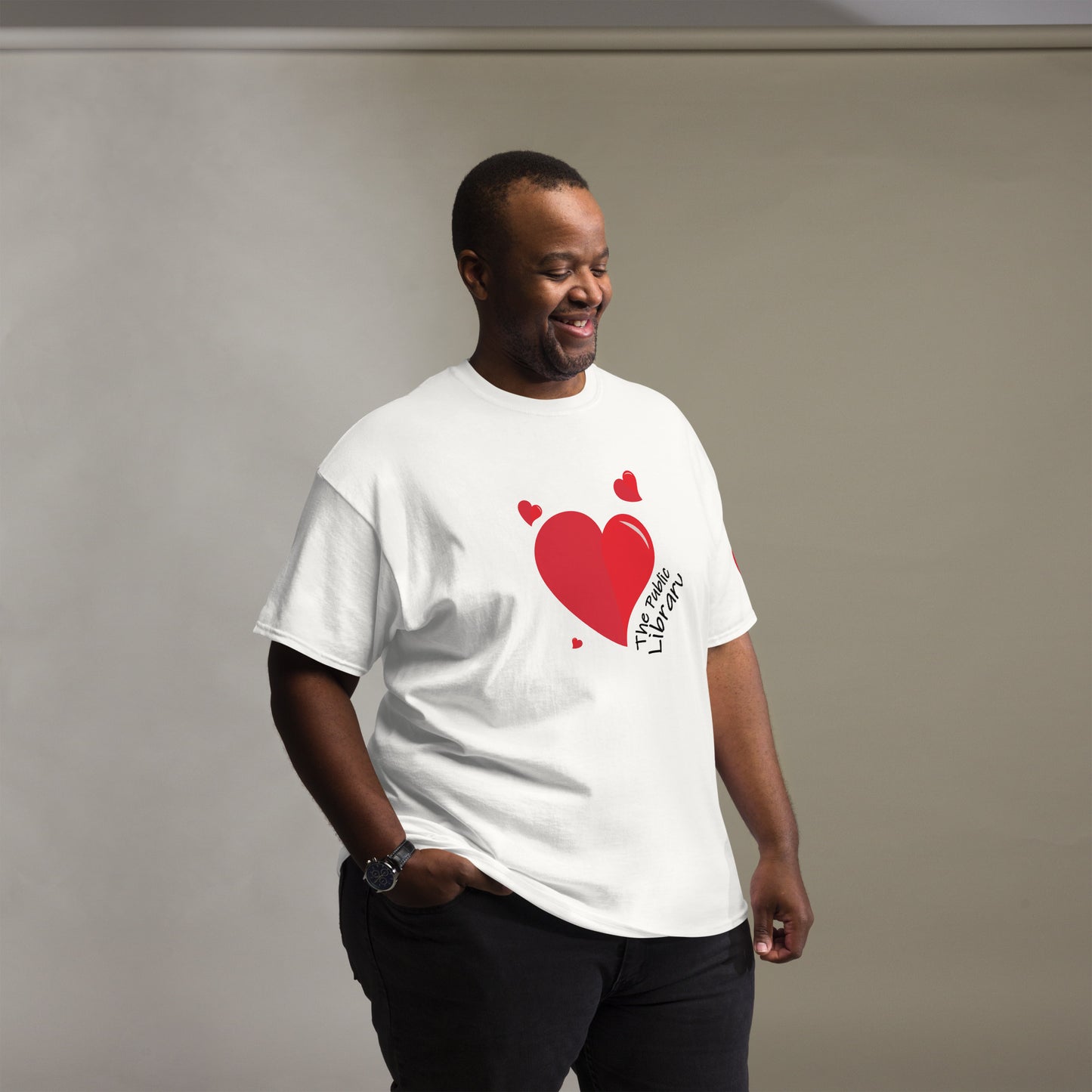 "Heart" - Unisex classic tee (white)