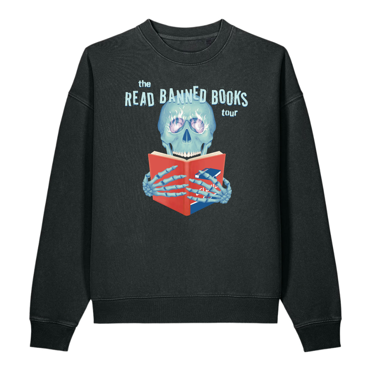 "Read Banned Books" Tour Unisex Crewneck - Black