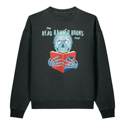 "Read Banned Books" Tour Unisex Crewneck - Black