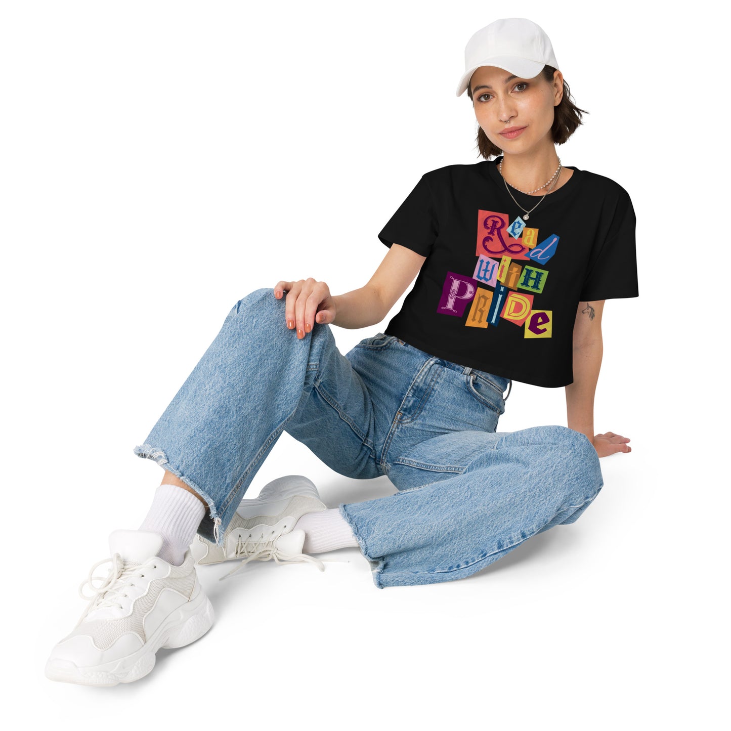 'Read with Pride" - Women’s crop top