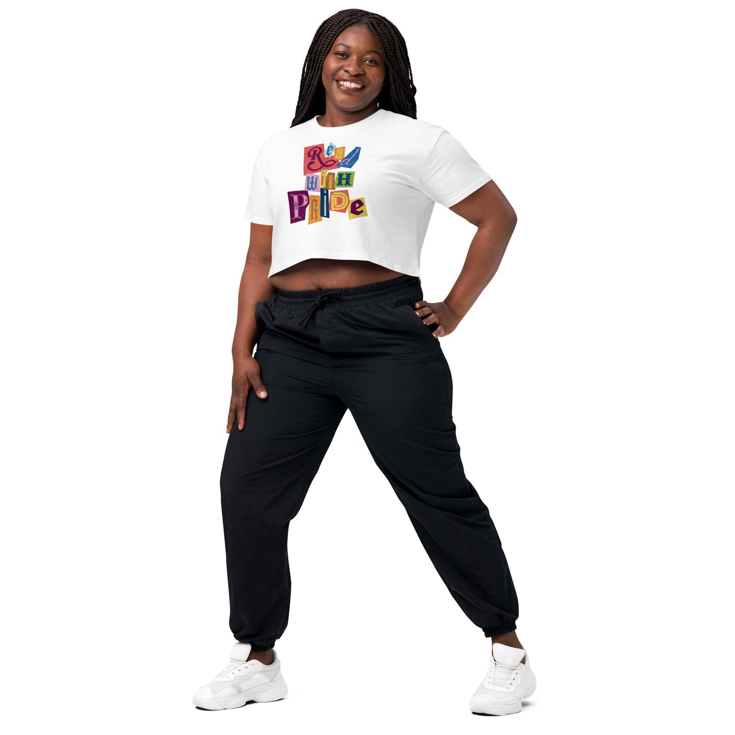 'Read with Pride" - Women’s crop top