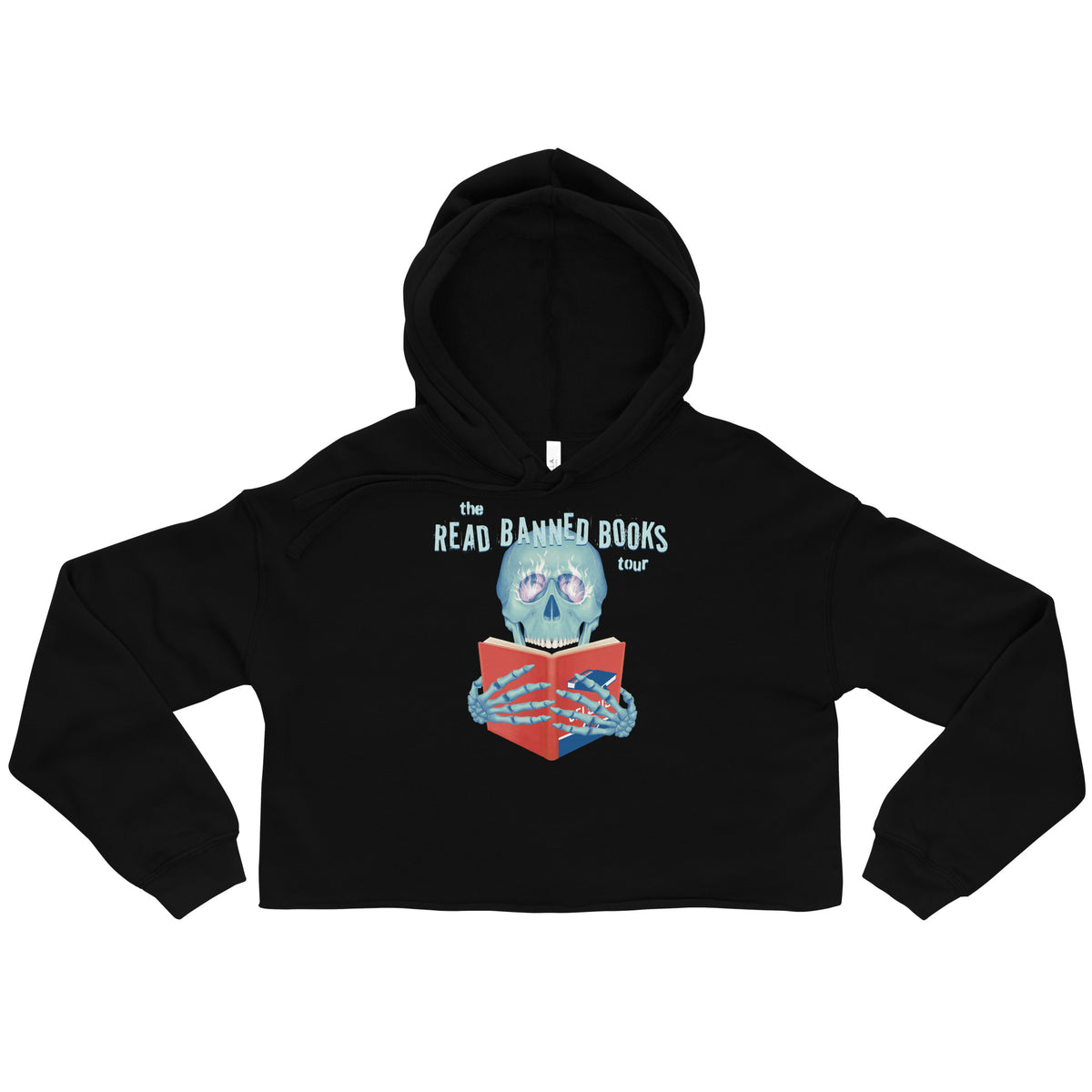 "Read Banned Books" Tour Cropped Hoodie