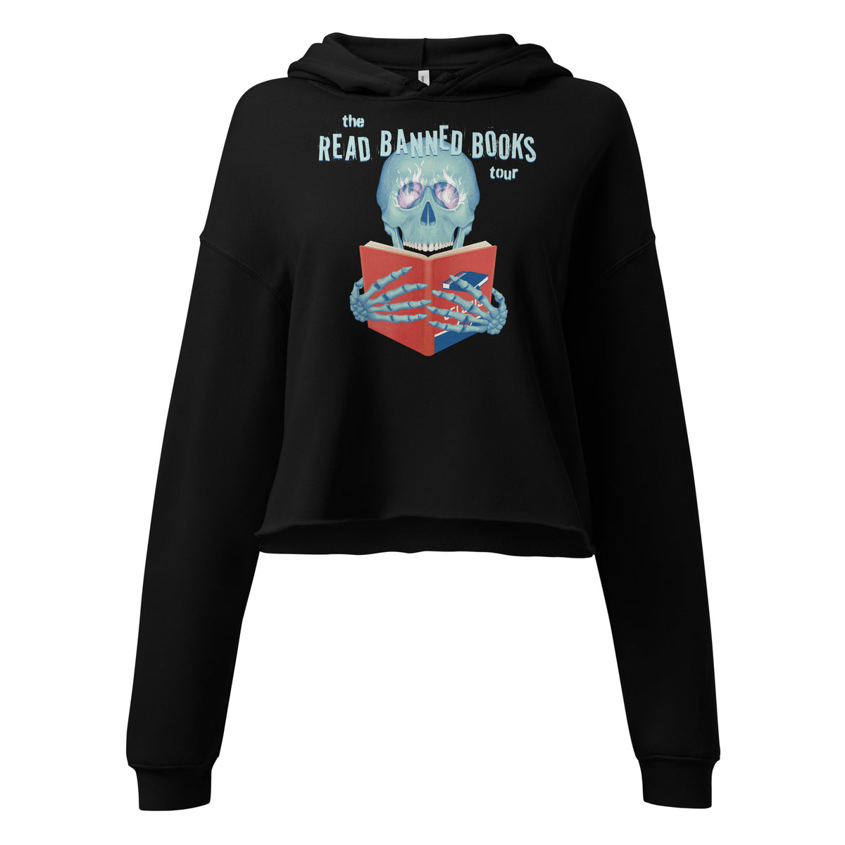 "Read Banned Books" Tour Cropped Hoodie