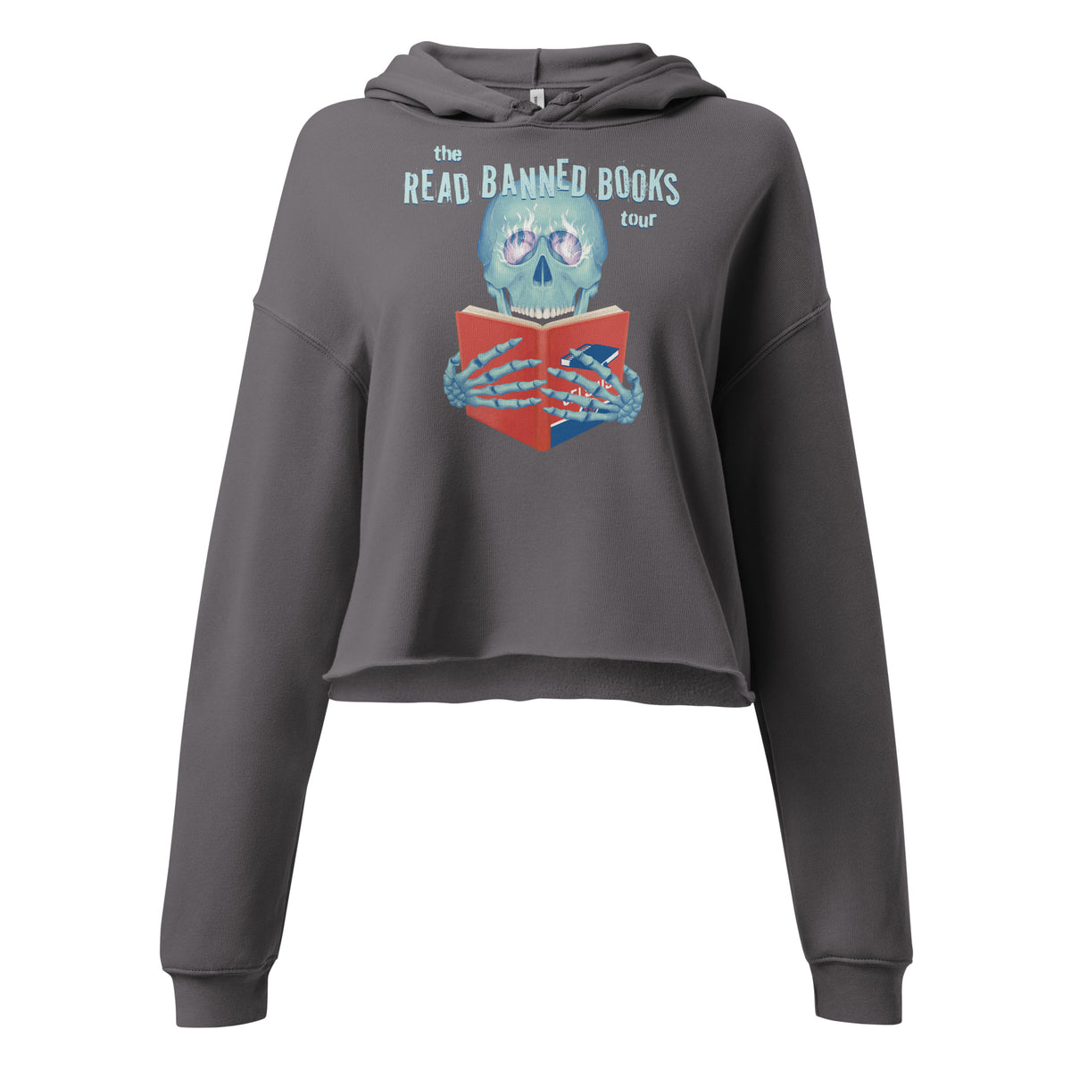 "Read Banned Books" Tour Cropped Hoodie