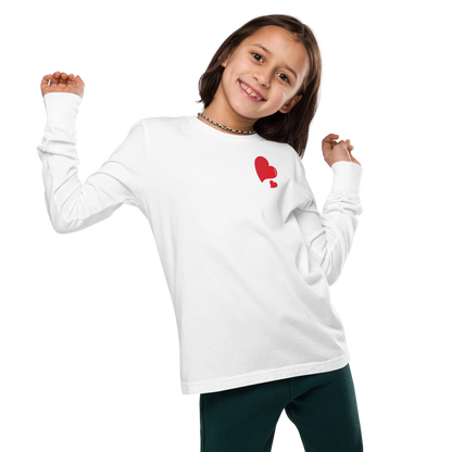 "Love, the public Library" - Youth long sleeve tee (white)