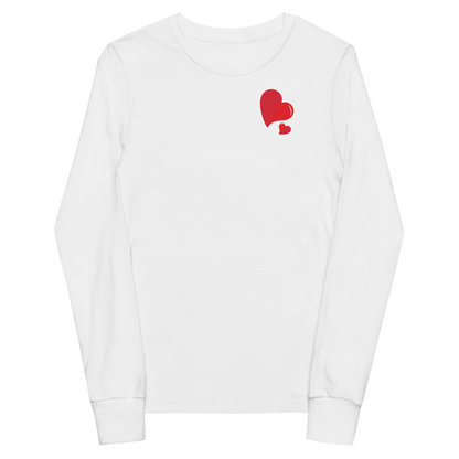 "Love, the public Library" - Youth long sleeve tee (white)