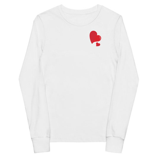 "Love, the public Library" - Youth long sleeve tee (white)